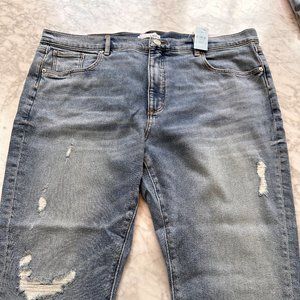 Loft Ripped Jeans - NWT Skinny Slim Pockets Size 34 or 18P